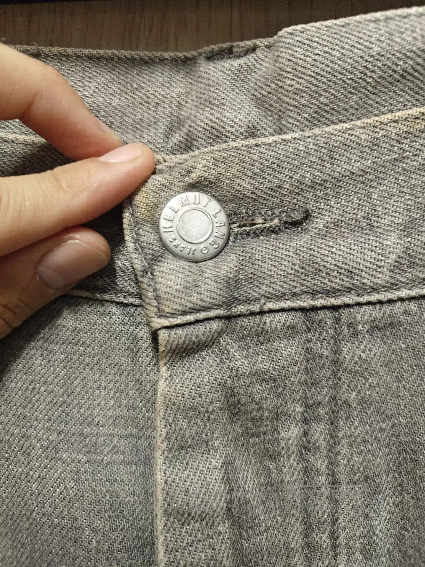 Helmut Lang Helmut Lang Classic Washed Light Gray Jeans. Size US 32 / EU 48 - 4 Thumbnail