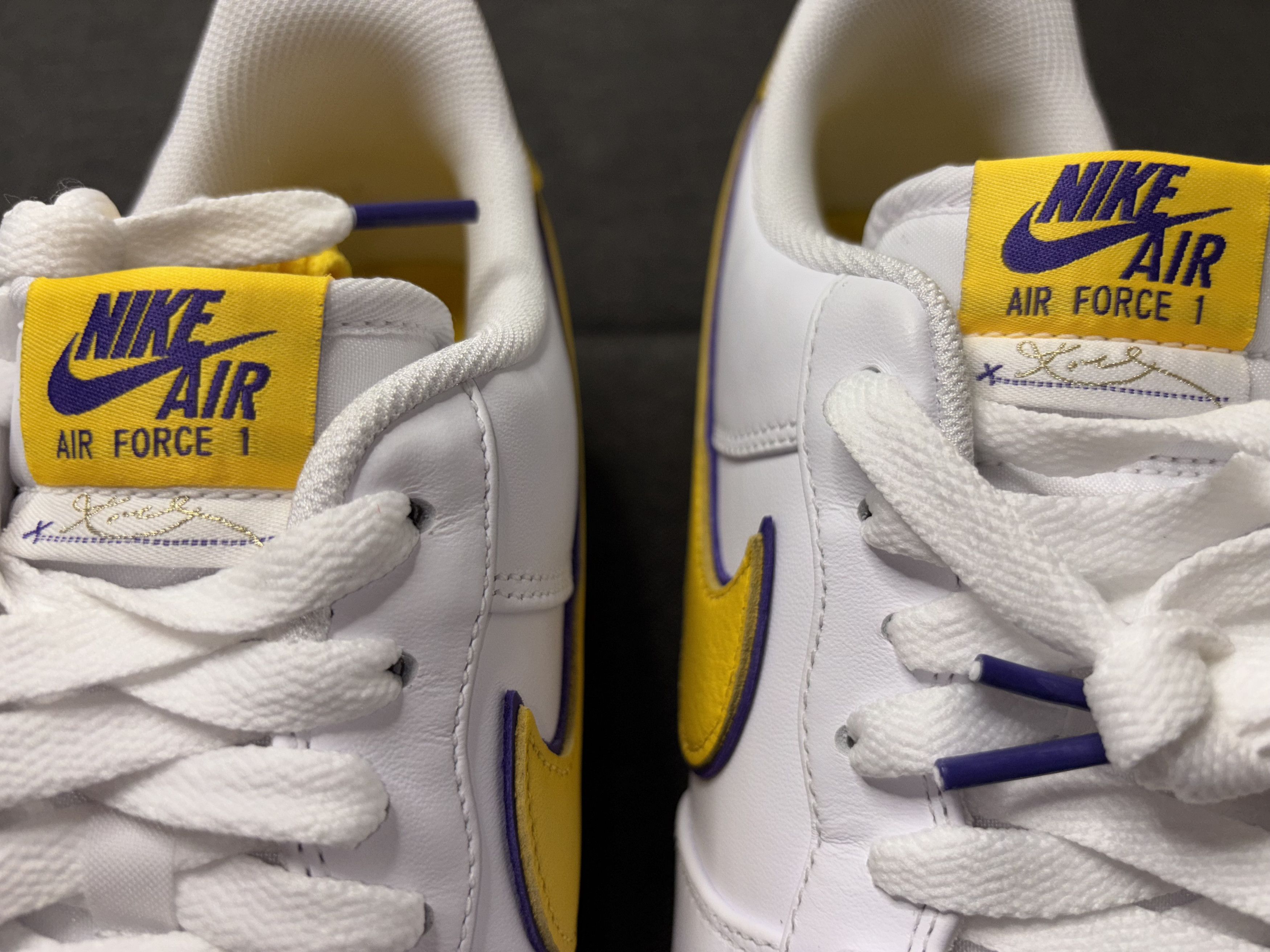 NBA Nike AF-1 Low Retro QS Kobe Bryant Lakers Home 14 FZ1151-100 Size US 14 / EU 47 - 14 Thumbnail