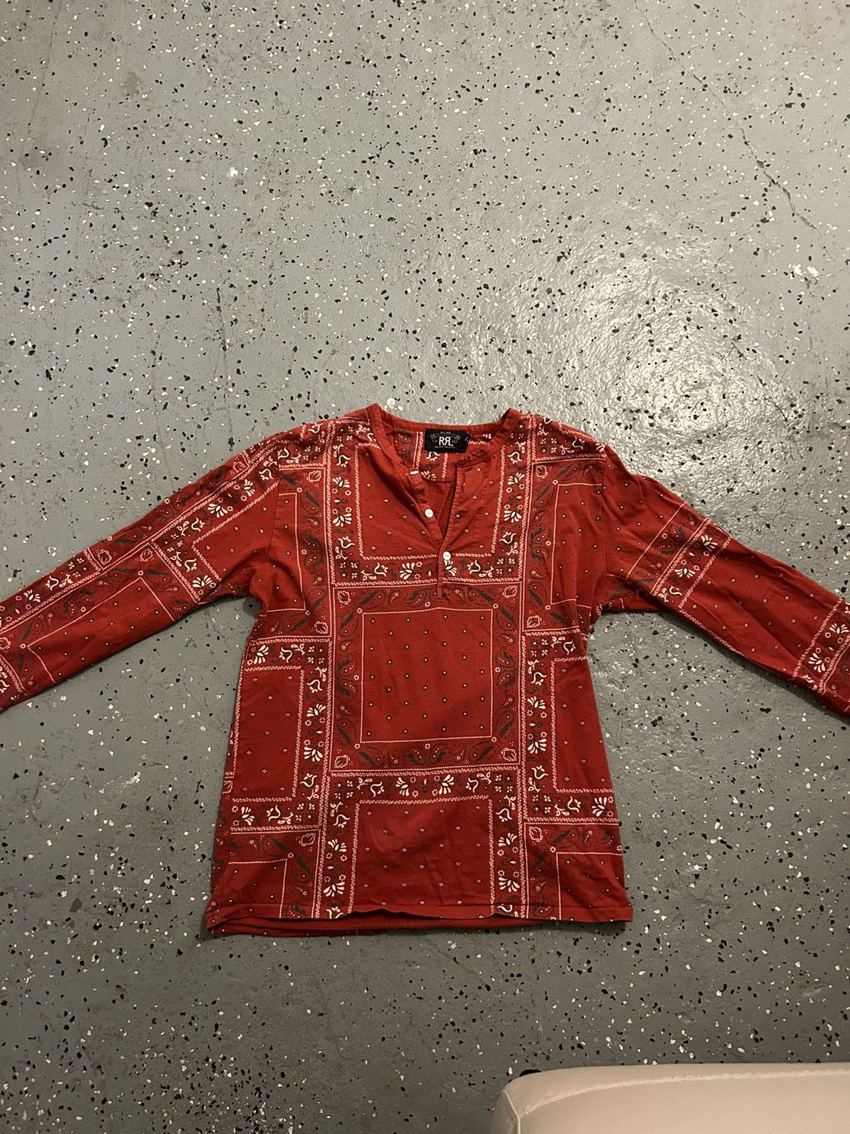 RRL Ralph Lauren Double RRL long sleeve red paisley long sleeve Size US M / EU 48-50 / 2 - 1 Thumbnail