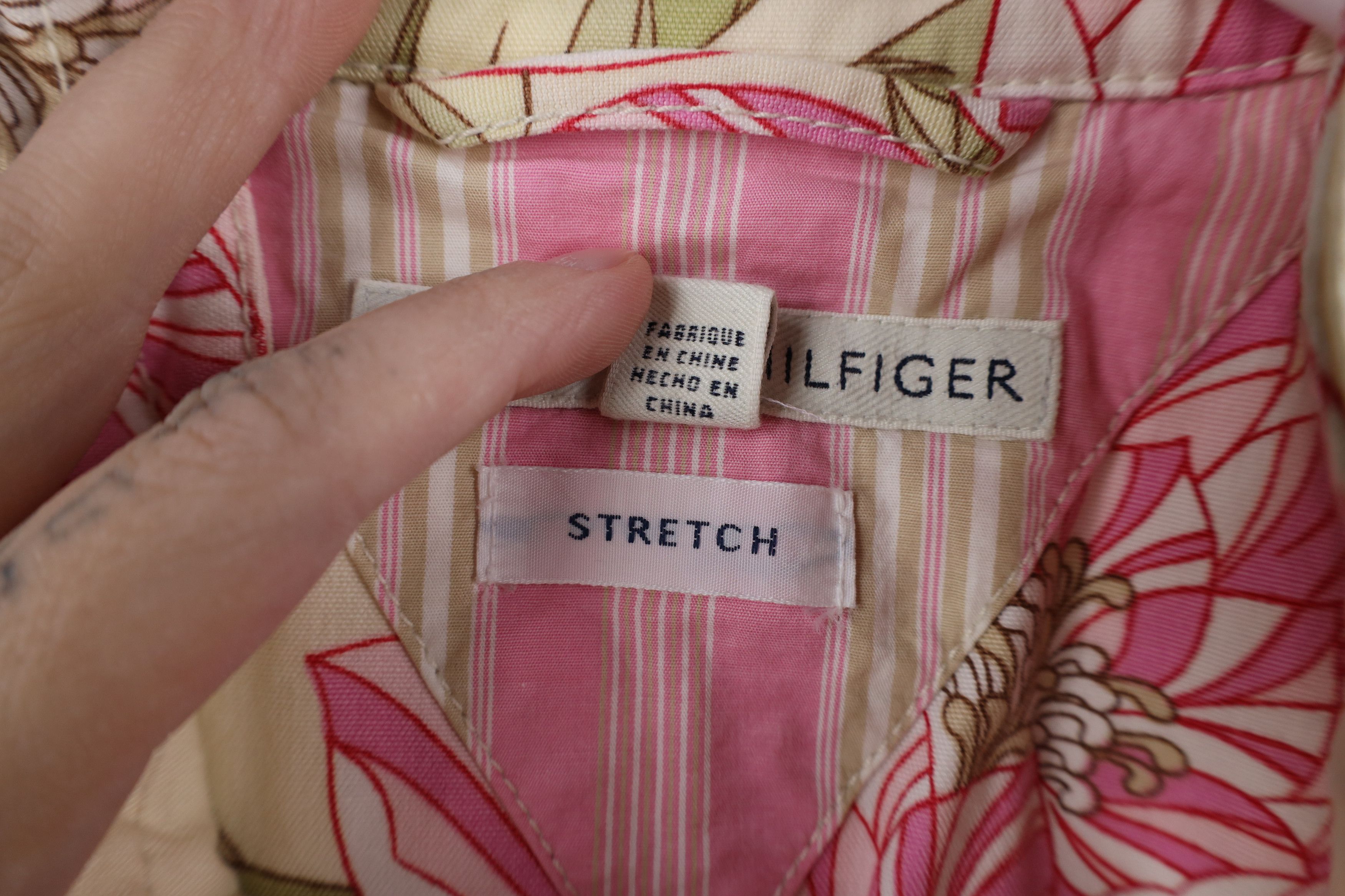 Tommy Hilfiger Vintage Y2K Tommy Hilfiger Flower Kimono Style Jacket Size L / US 10 / IT 46 - 9 Thumbnail