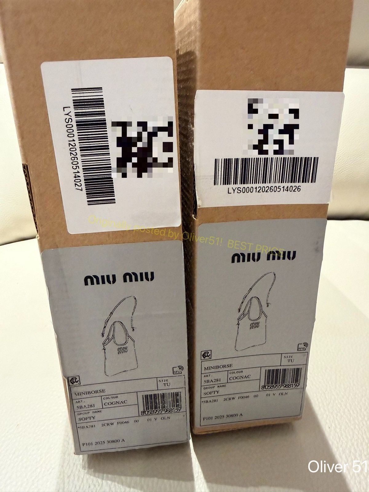 Miu Miu Miu Miu Ivy Mini Tote Bag LLLL22/2609 Size ONE SIZE - 6 Thumbnail