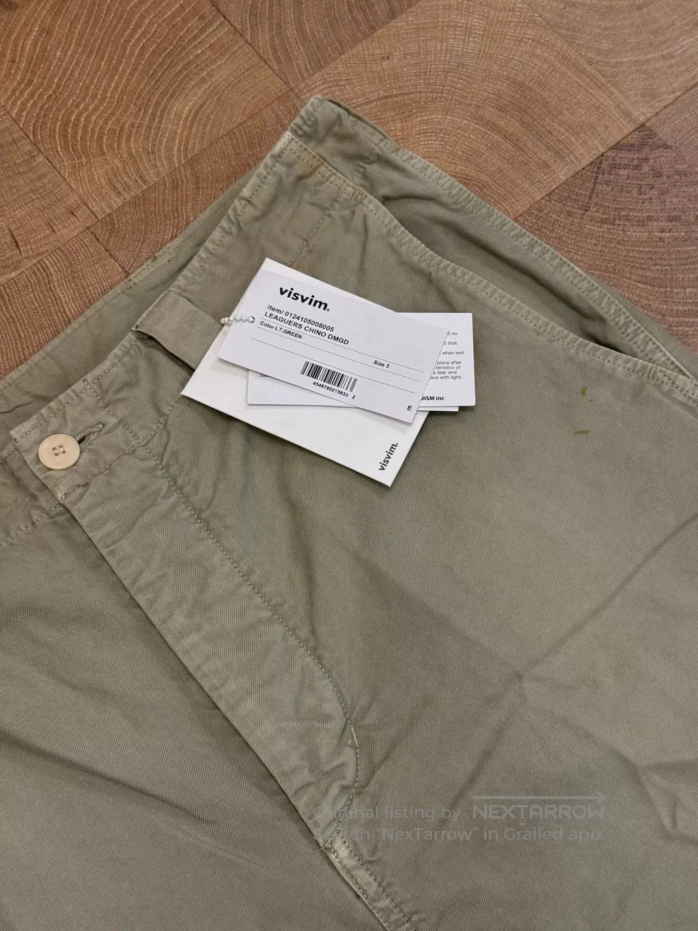 Visvim Visvim 24SS Leaguers Chino DMGD F.I.L. Exclusive. Size US 35 - 2 Thumbnail