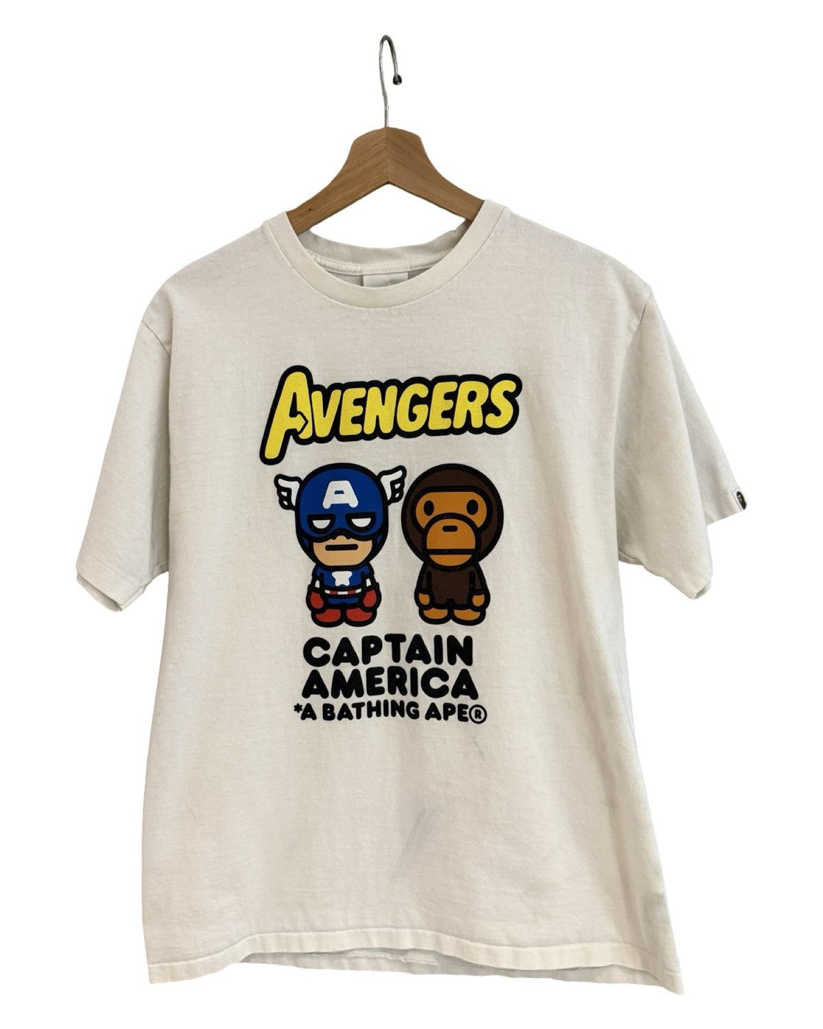 Bape × Marvel Comics Bape x Marvel Captain America Baby Milo Tee Size US L / EU 52-54 / 3 - 1 Thumbnail