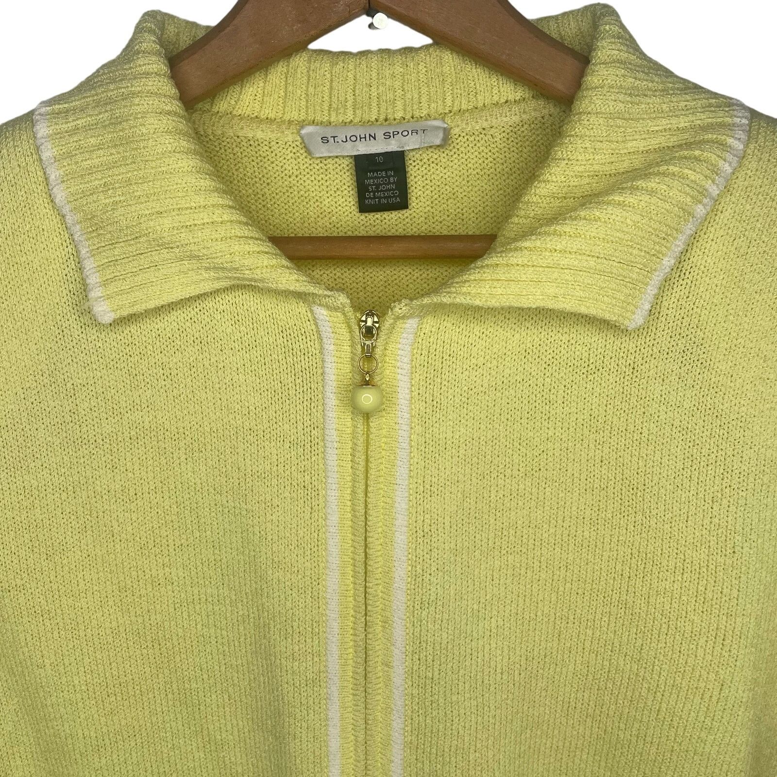 St. John St. John Sport Sweater Jacket Size L / US 10 / IT 46 - 2 Thumbnail
