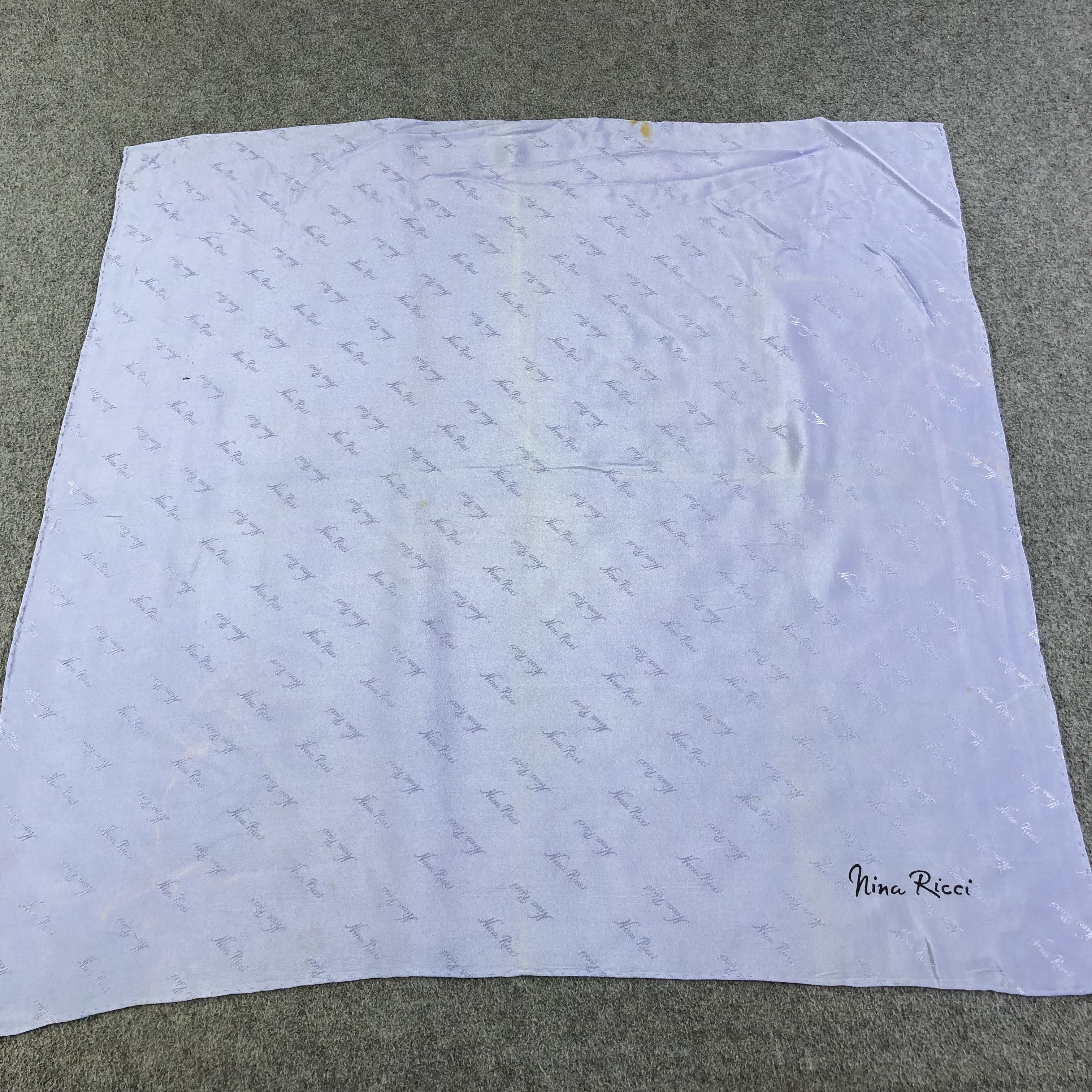 Nina Ricci Vintage Nina Ricci Luxury Hand Rolled Silk Scarf M502 Size ONE SIZE - 1 Thumbnail