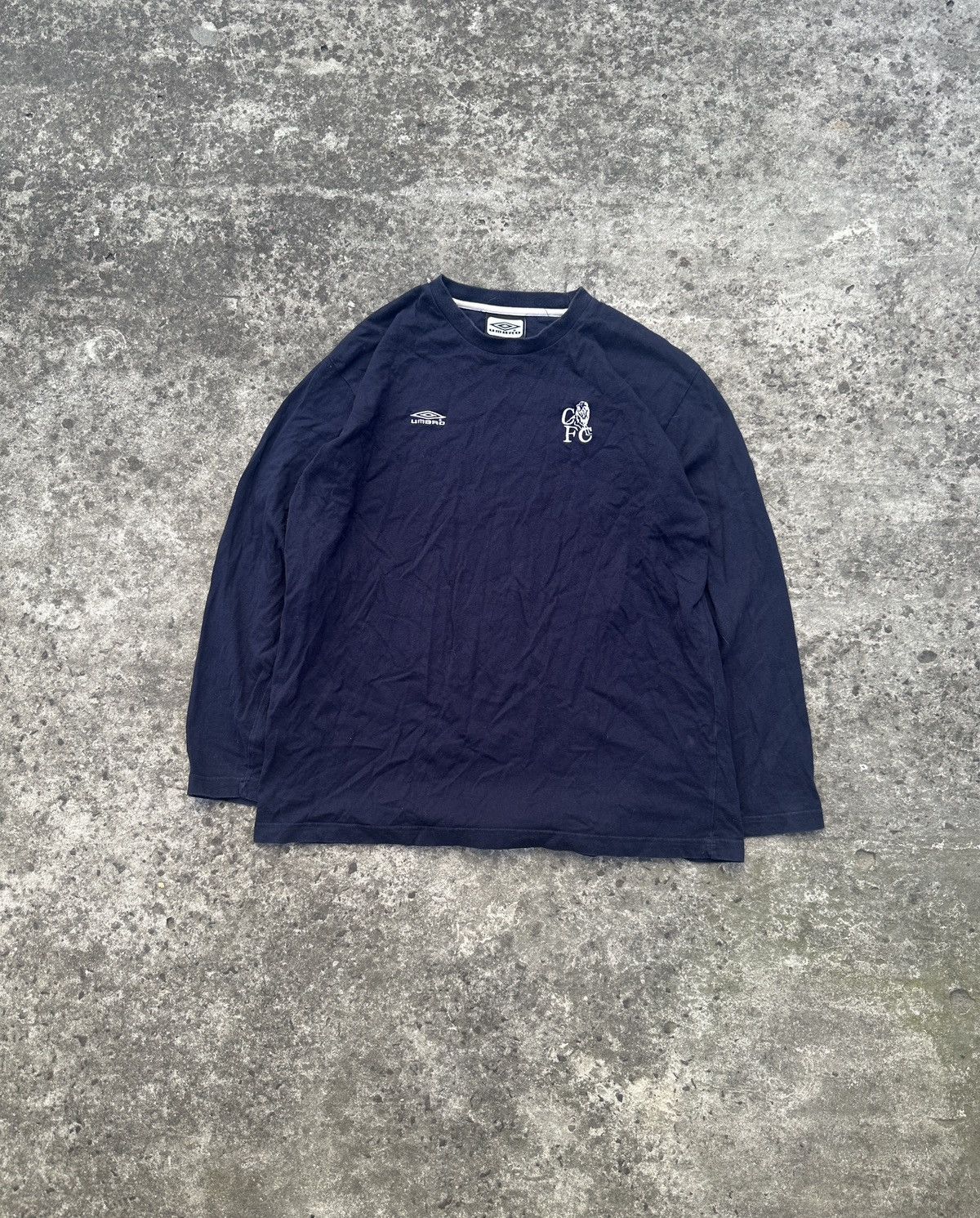 Vintage Umbro Chelsea Soccer Long Jersey Streetwear Rare XL