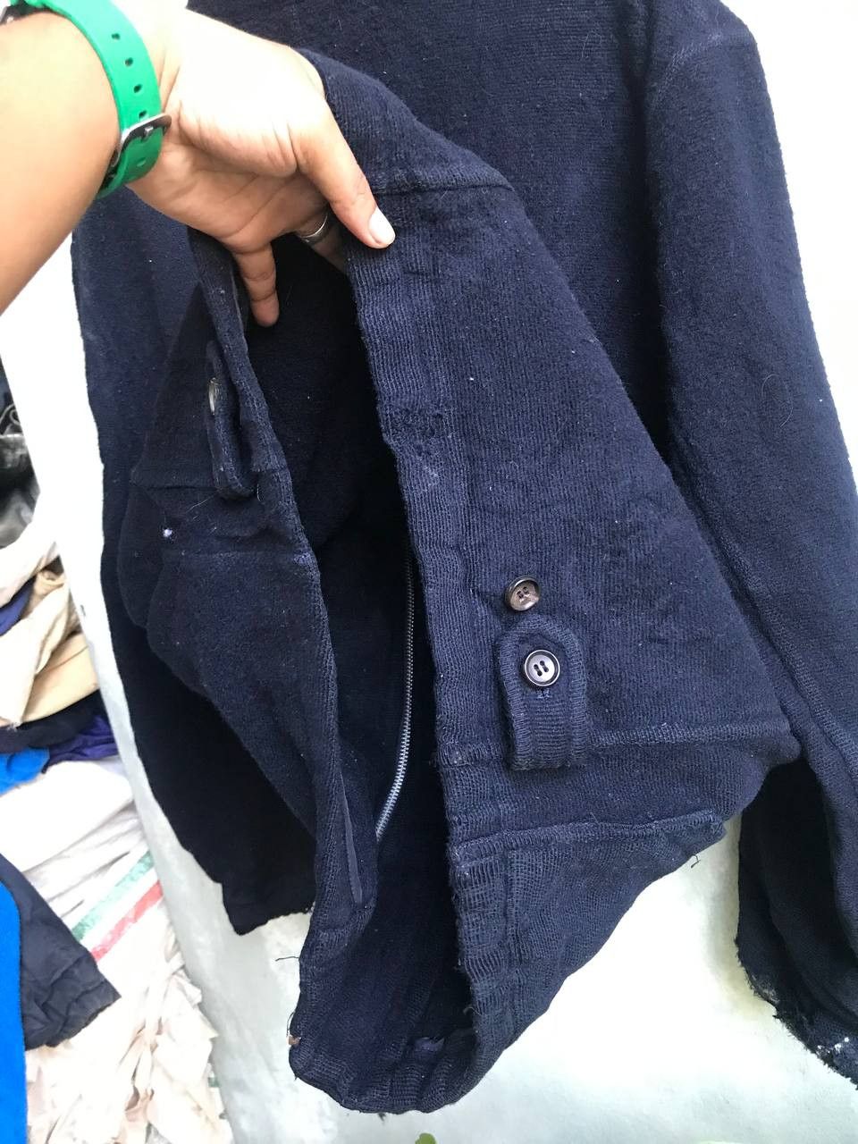 Comme des Garcons Homme AD1996 COMME DEA GARCON HOME BLACK WOOL Size US M / EU 48-50 / 2 - 15 Thumbnail