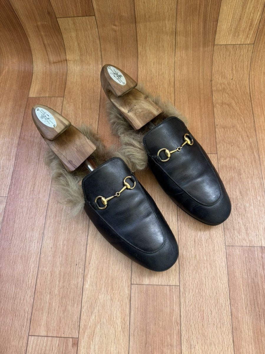 Gucci Gucci Princetown Fur mules Size US 7 / EU 40 - 5 Thumbnail