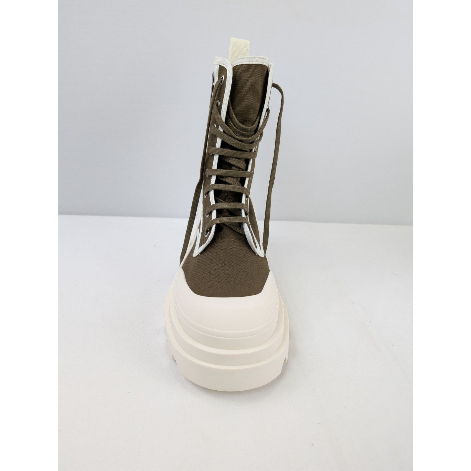 Bottega Veneta o1rshd1 Q:2 / Canvas Boots Fabric in Liana-White Size US 11 / EU 44 - 14 Thumbnail