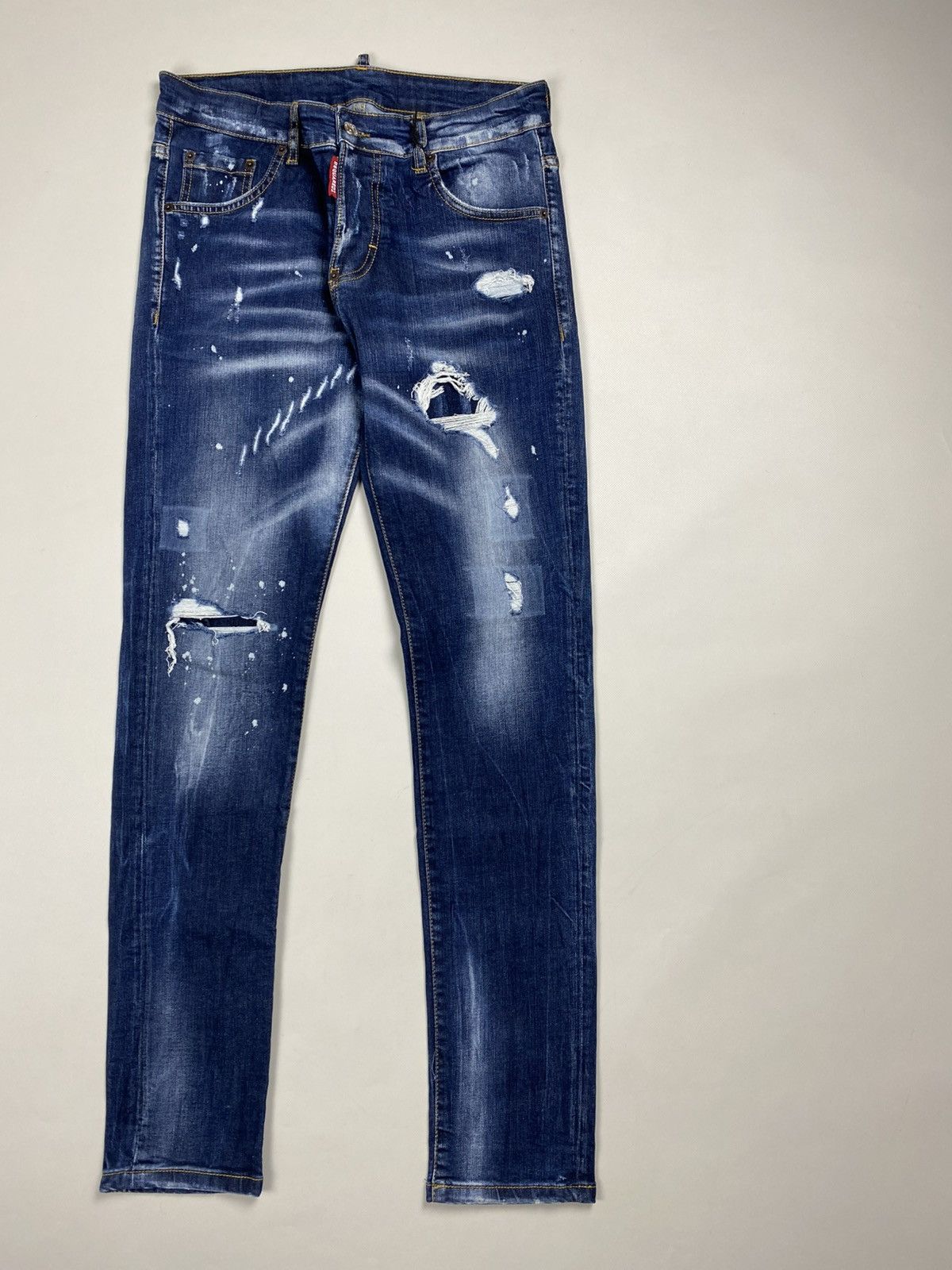 Dsquared2 Dsquared2 Ladies Distressed Denim Jeans Size 42 Size 28" / US 6 / IT 42 - 3 Thumbnail