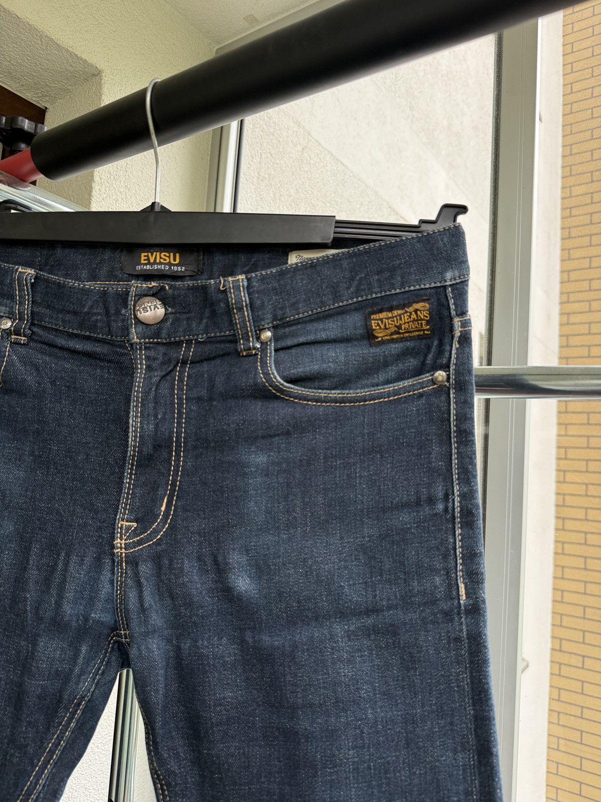 Evisu Vintage Japan Evisu Jeans Red Logo Selvedge Size US 32 / EU 48 - 4 Thumbnail