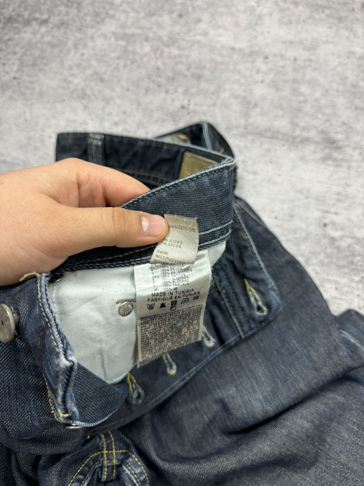 Diesel Vintage Diesel 90’s Y2K Style Classic Dark Blue Jeans Pants Size US 31 - 13 Thumbnail
