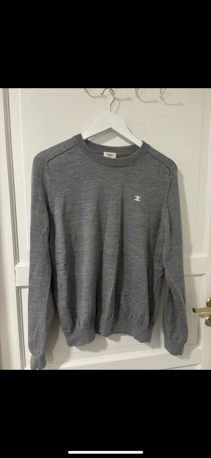 Celine Logo sweater Size US L / EU 52-54 / 3 - 1 Thumbnail