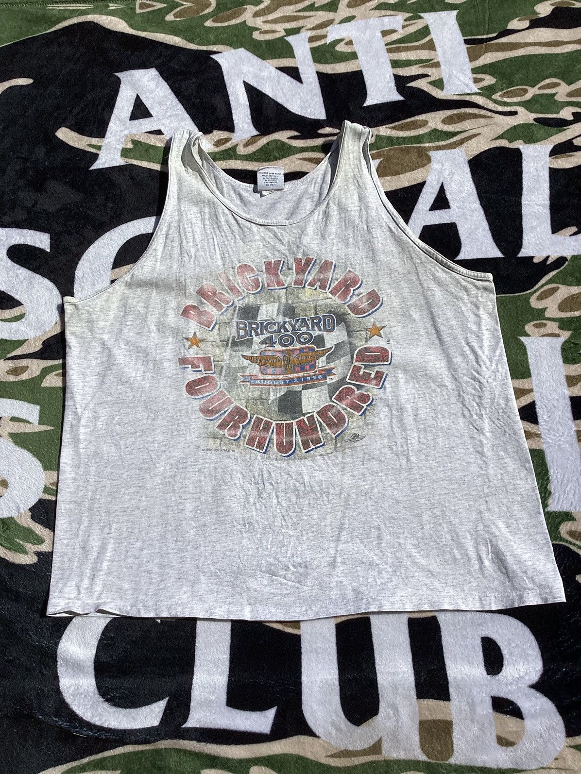 NASCAR 96 NASCAR brickyard 400 Indianapolis motor Speedway tank top Size US XL / EU 56 / 4 - 1 Thumbnail