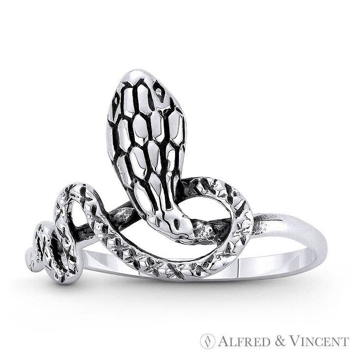 Other Cobra Snake Spirit Serpent Charm Boho Ring Size 8 Size ONE SIZE - 1 Preview