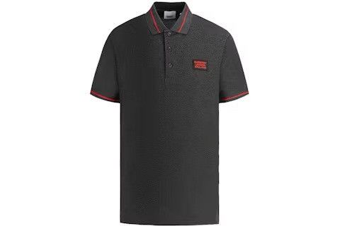 Burberry Burberry Grenford Polo Charcoal Grey Size US M / EU 48-50 / 2 - 8 Thumbnail