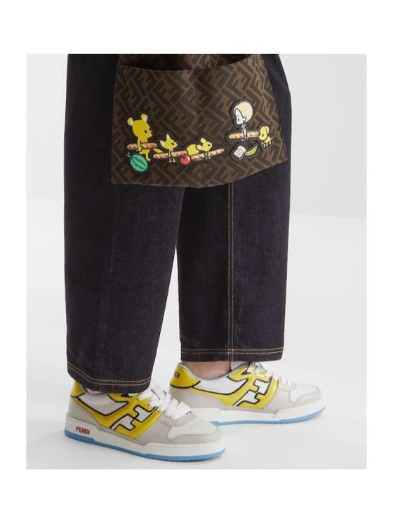Fendi o1s1wg110226 Baguette Sneakers in Multicolor Size US 11 / EU 44 - 4 Thumbnail