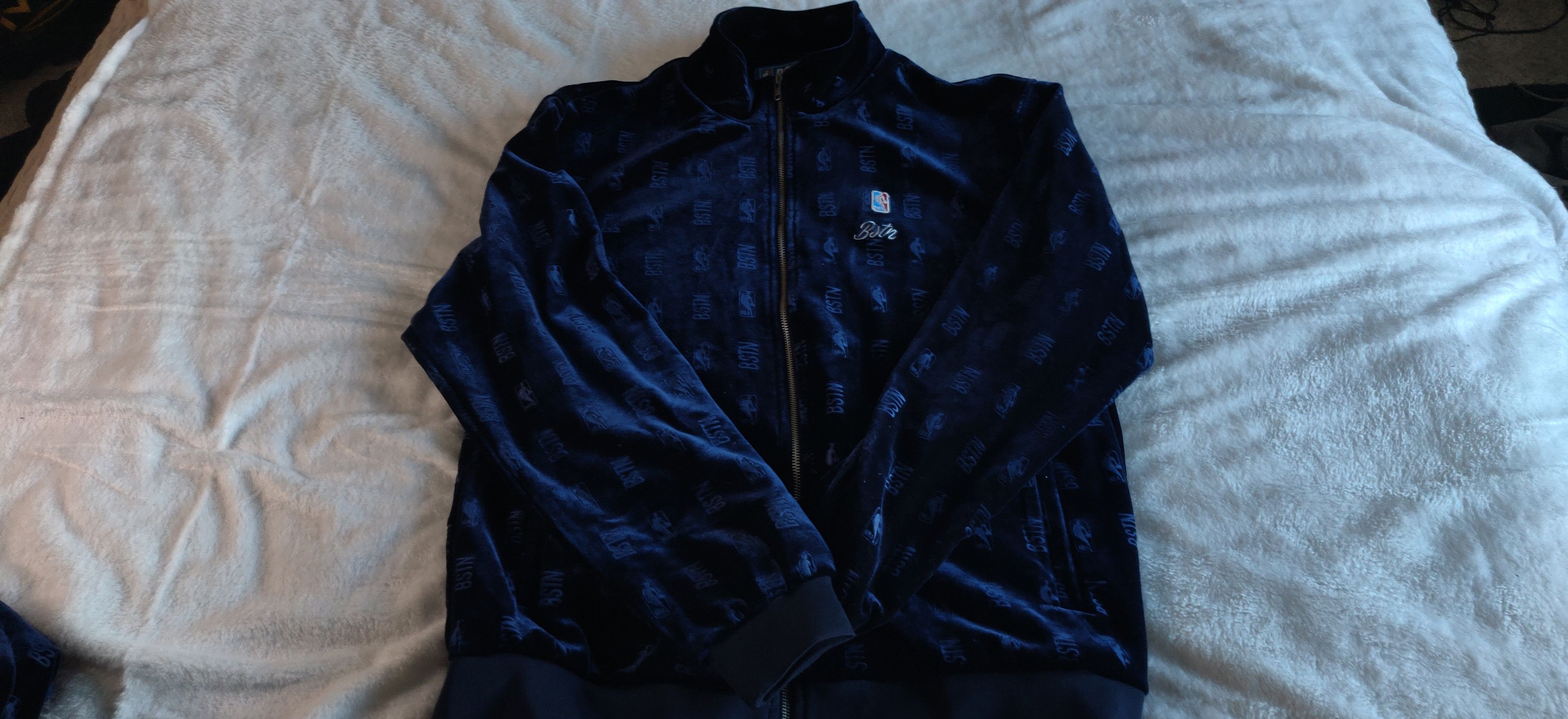 NBA BSTN Brand BSTN & NBA Velour Track Pants and Track Jacket Size US XL / EU 56 / 4 - 10 Thumbnail