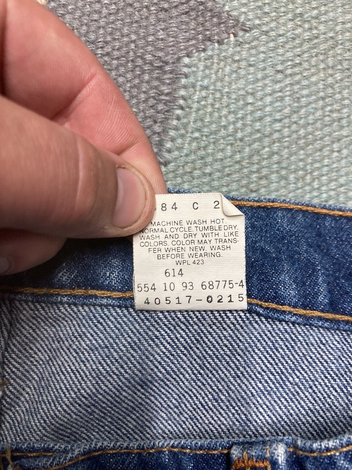 Levi's × Vintage 90s Levi’s 517 jeans bootcut flare dark orange tab 33x32 Size US 33 - 9 Thumbnail