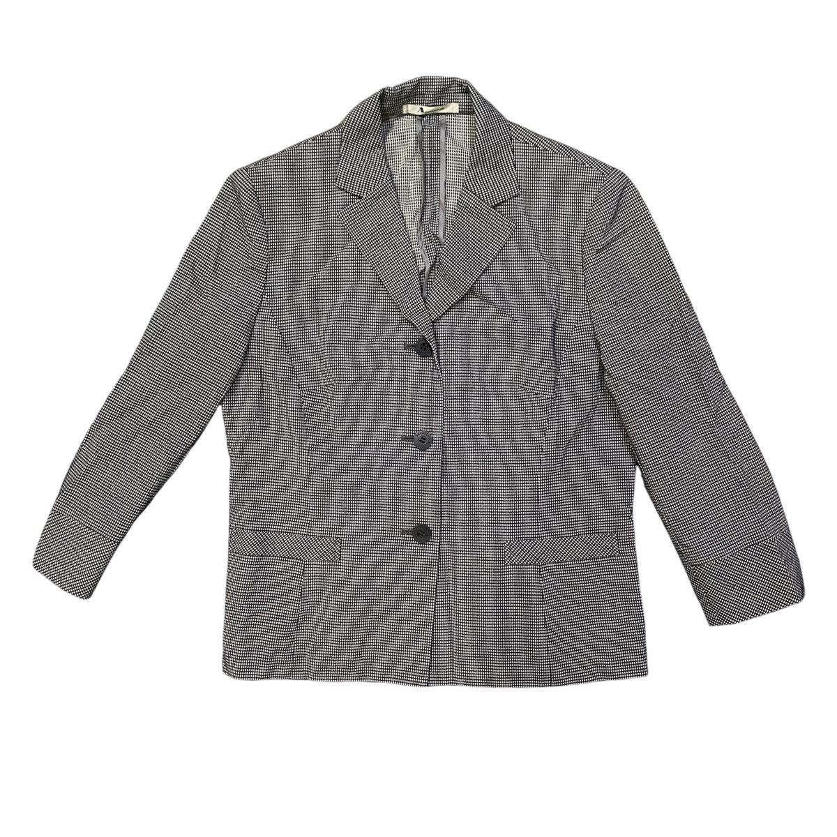 Aquascutum Aquascutum Japan Mini Check Wool Blazer – Archival Tailoring Size 34S - 1 Thumbnail