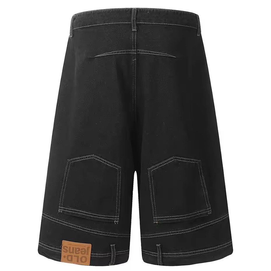 Jean Reversed Wide Leg Jorts Size US 33 - 6 Thumbnail