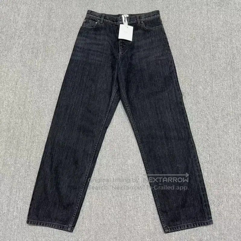 Dior Dior Black Cotton Logo Casual Pants . Size US 27 - 1 Thumbnail