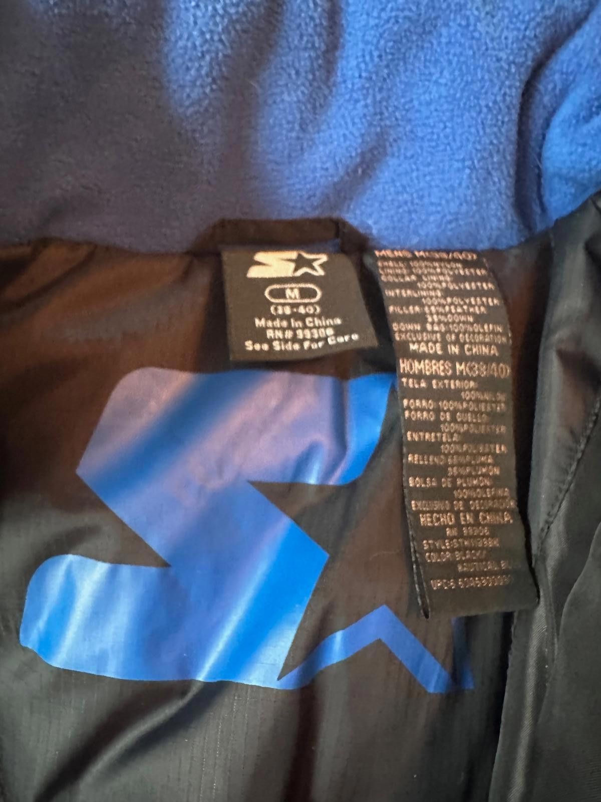 Starter Vintage Starter Black Blue Puffer Jacket Men’s M Size US M / EU 48-50 / 2 - 5 Thumbnail