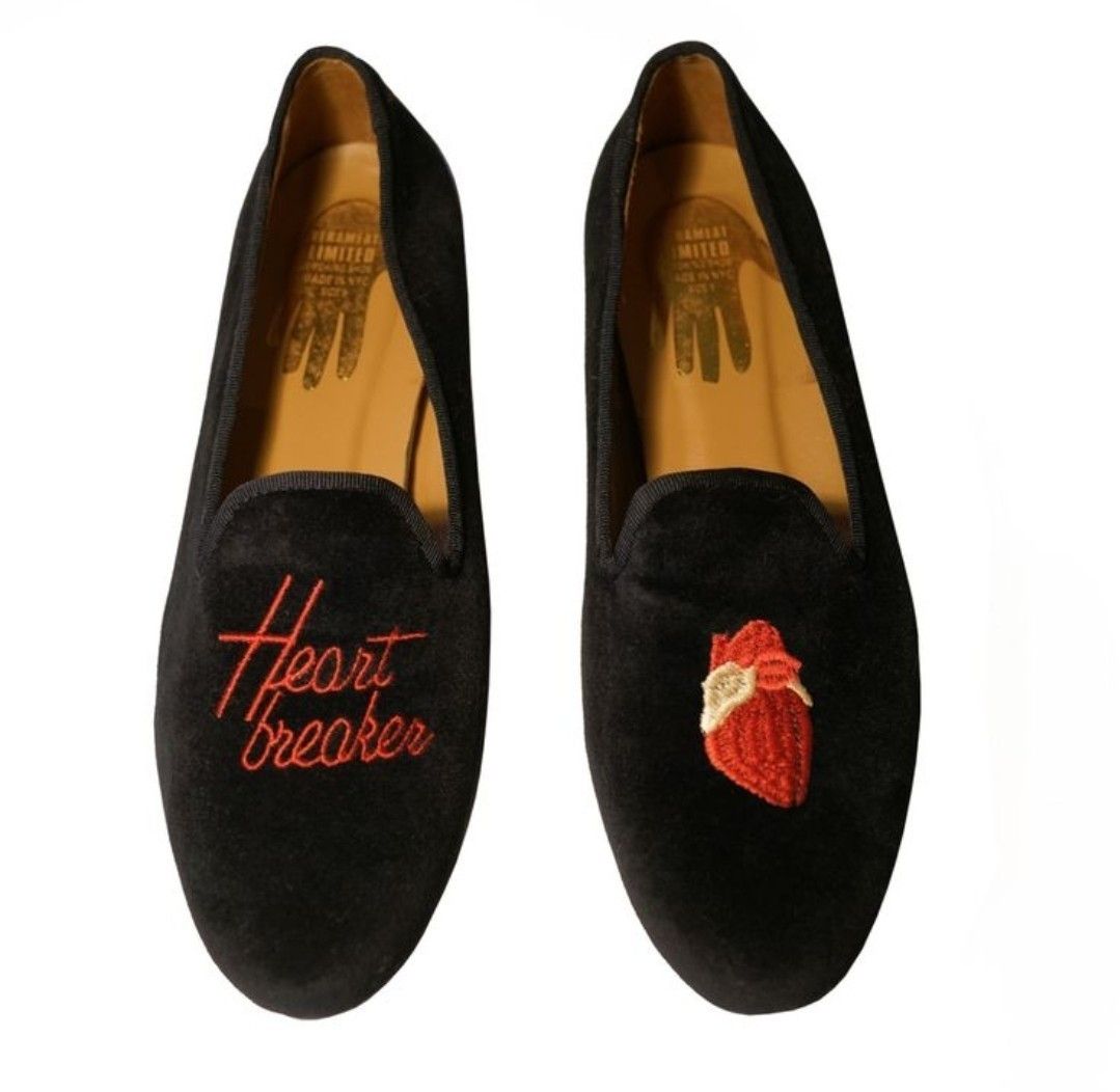 Bedwin & The Heartbreakers Velvet SMOKING SHOE HEARTBREAKER smoking shoes Loafers Size US 8 / IT 38 - 1 Thumbnail