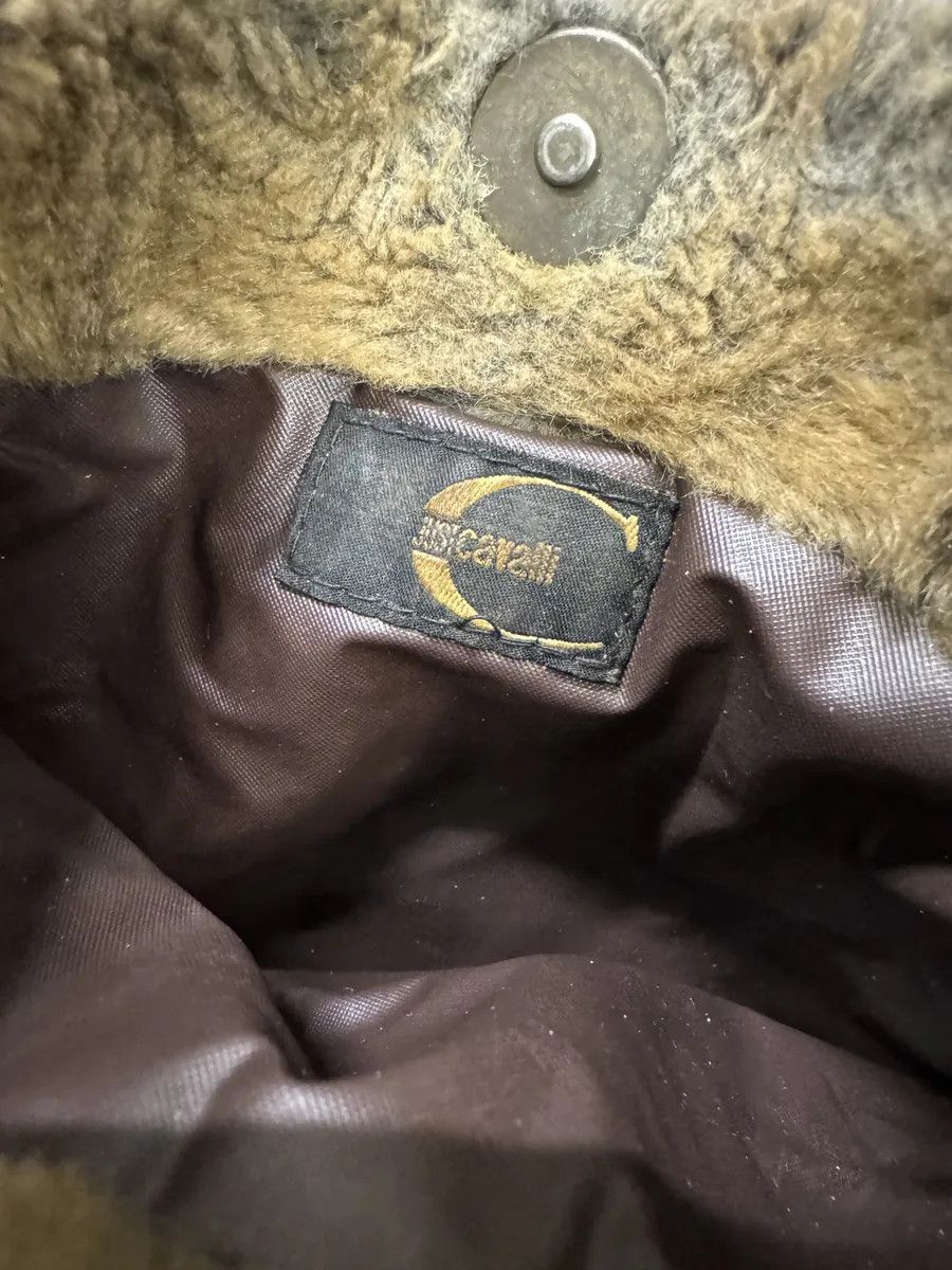 Just Cavalli 2000s Cavalli Faux Fur Beige Effect Shoulder Bag Size ONE SIZE - 7 Thumbnail