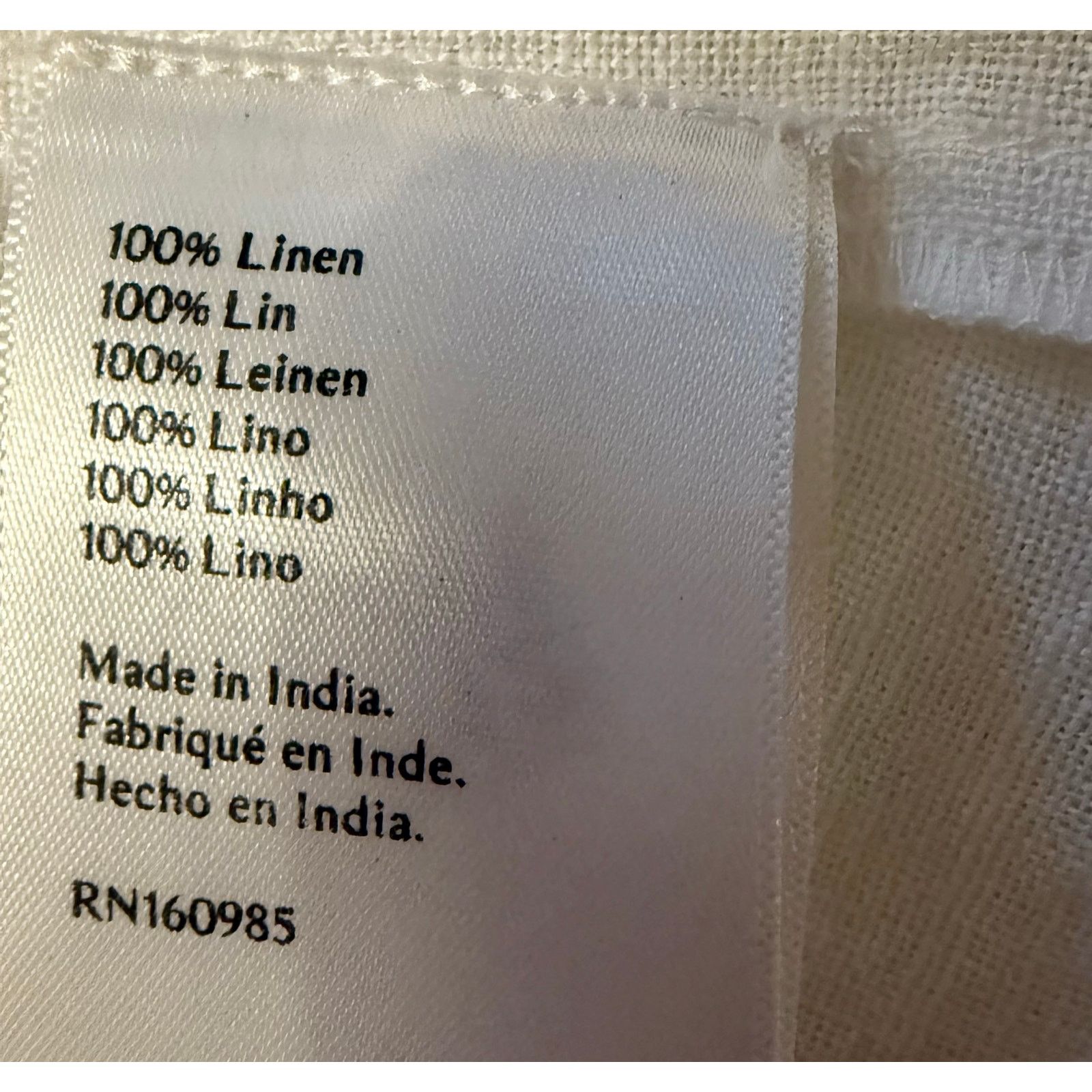 Designer Maia Bergman Linen Robe Coverup M $298 Size ONE SIZE - 7 Thumbnail