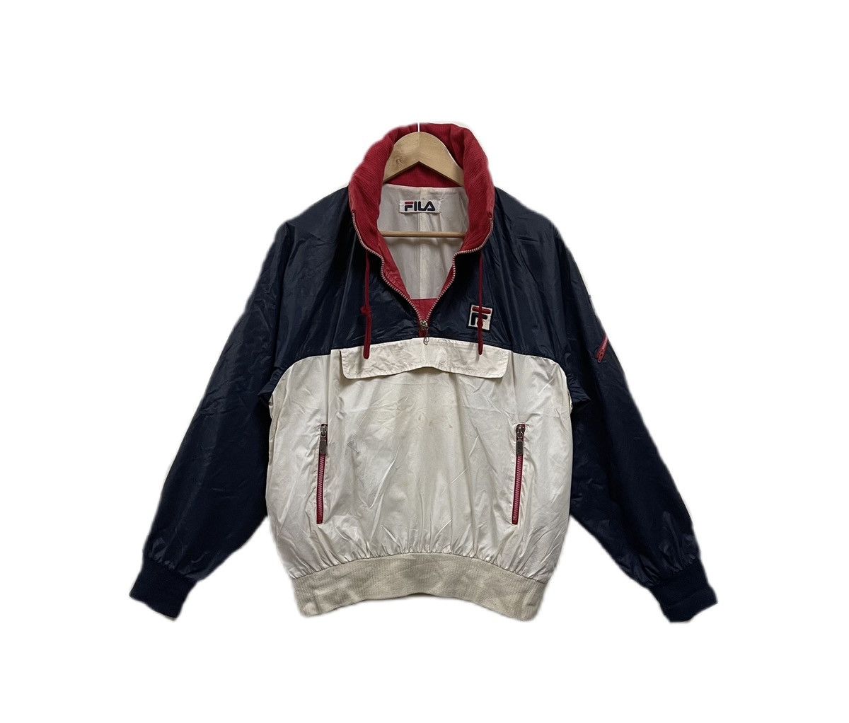 Bjorn Borg Vintage 90s Fila Anorak Hoodie Windbreaker Jacket Size US M / EU 48-50 / 2 - 2 Thumbnail