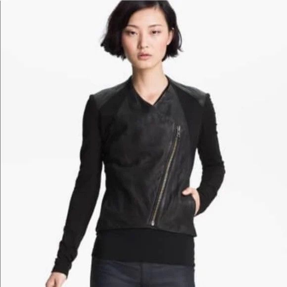 Helmut Lang Helmut Lang Side Zip Lamb Leather Black Motorcycle Jacket Size L / US 10 / IT 46 - 7 Thumbnail