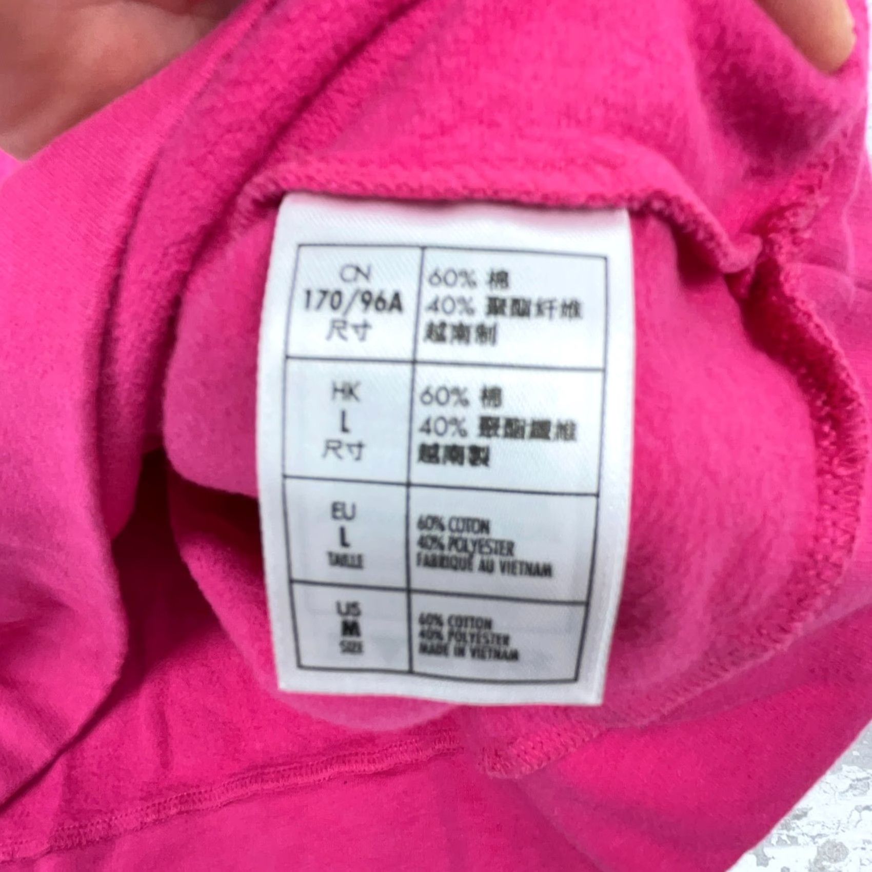 Pinko Disney Parks Authentic Sweatshirt Women M Pink Gray Crew Neck Logo Graphic Print All Seasons Size M / US 6-8 / IT 42-44 - 6 Thumbnail
