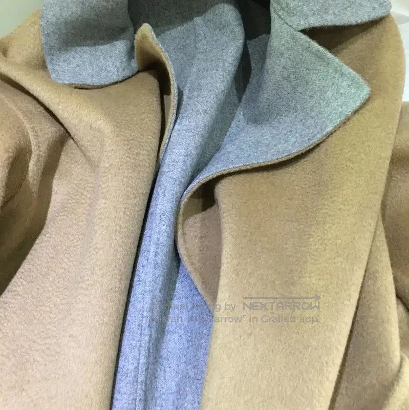 MaxMara Stylish Brown Belted Coat for Women .