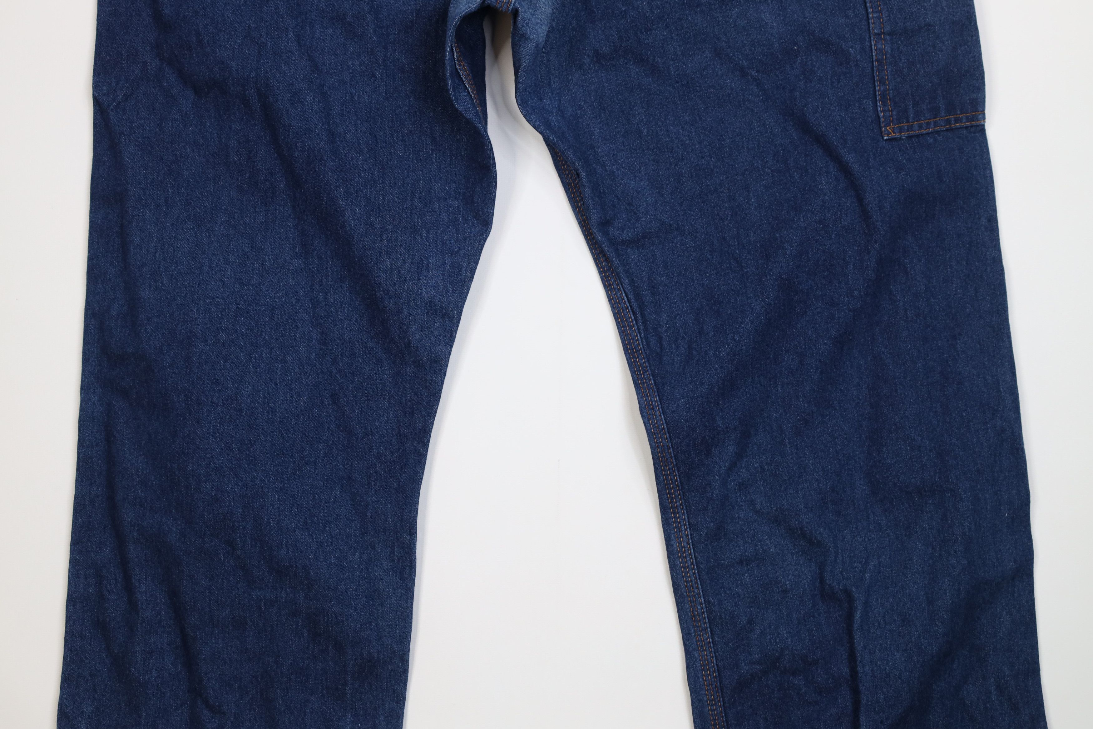 Vintage Vintage 90s Streetwear Wide Leg Dungaree Denim Jeans USA Size US 40 / EU 56 - 12 Thumbnail