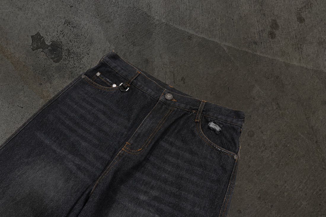 Vintage Ditch LA Basic Denim (NOIR) Size US 30 / EU 46 - 3 Thumbnail
