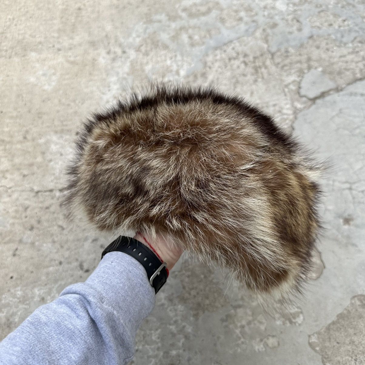 Japanese Brand Vintage Japanese Style Fur Hat Cap Y2K 00s Hype Trend Size ONE SIZE - 3 Thumbnail