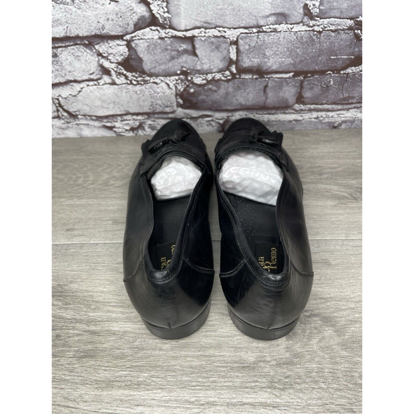 Other San Remo Black Leather Croc Kilte Tassel Dress Loafers Men S Size US 9.5 / EU 42-43 - 5 Thumbnail