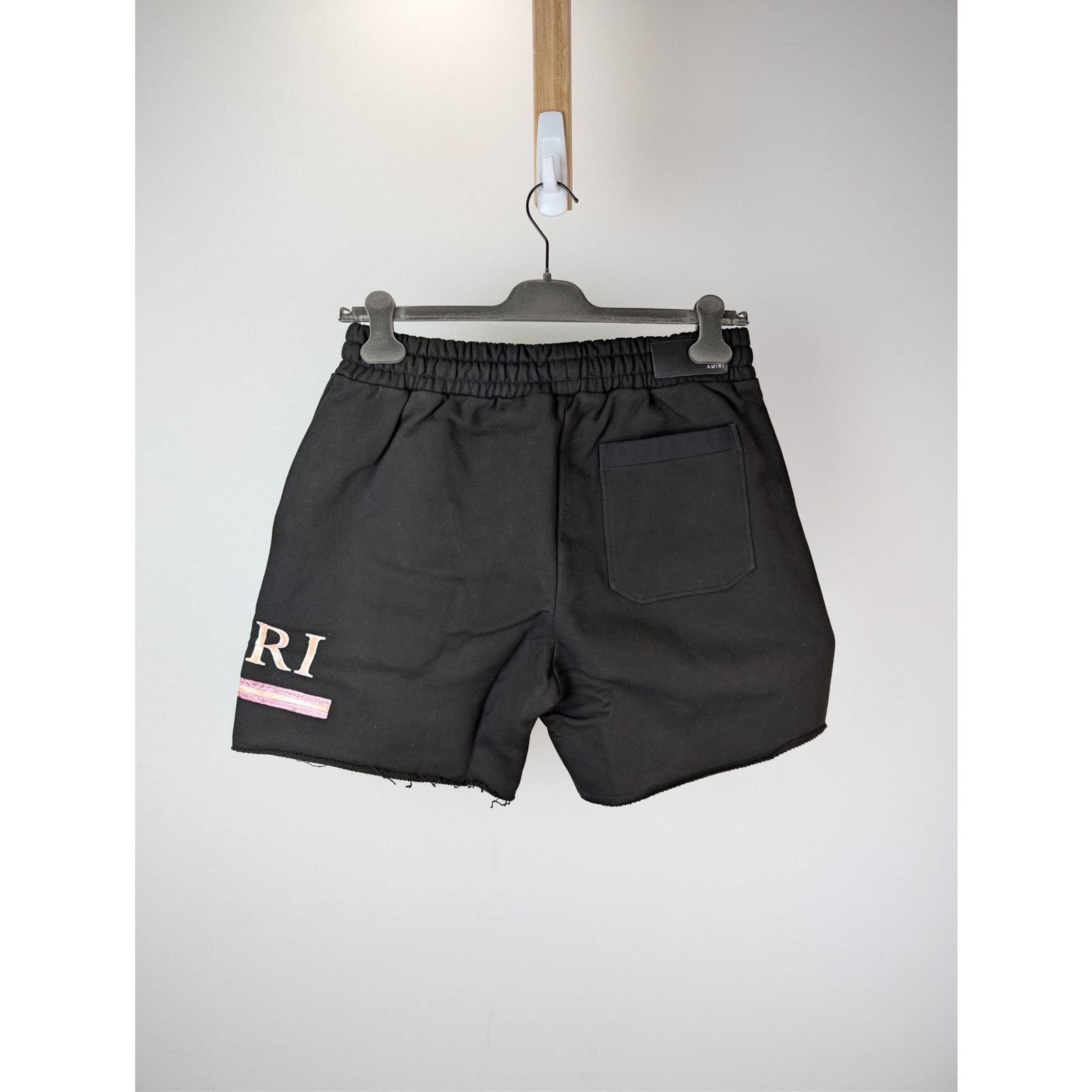 Amiri o1rshd1 MA Watercolor Bar Sweatshort in Black Size US 32 / EU 48 - 10 Thumbnail