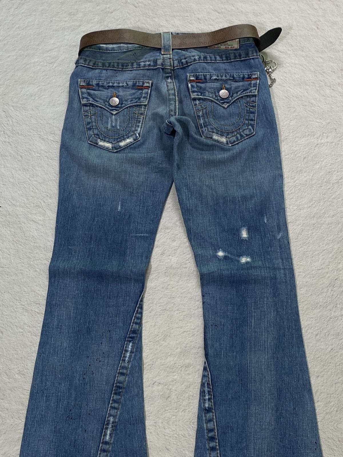 True Religion SICK💸True Religion Joey Cut Flare Jeans Size US 27 - 5 Thumbnail