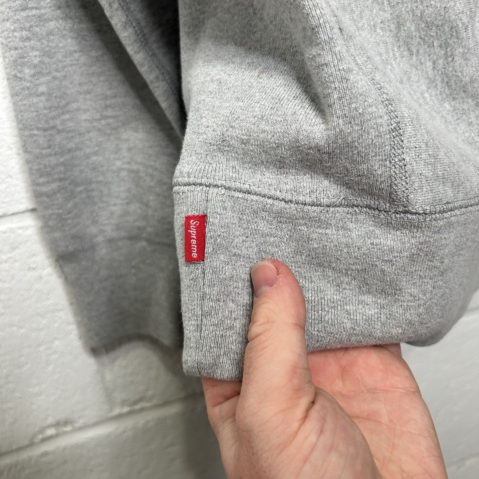 Supreme Supreme Fleece Pullover Blank Hoodie “Heather Grey” Size US M / EU 48-50 / 2 - 14 Thumbnail