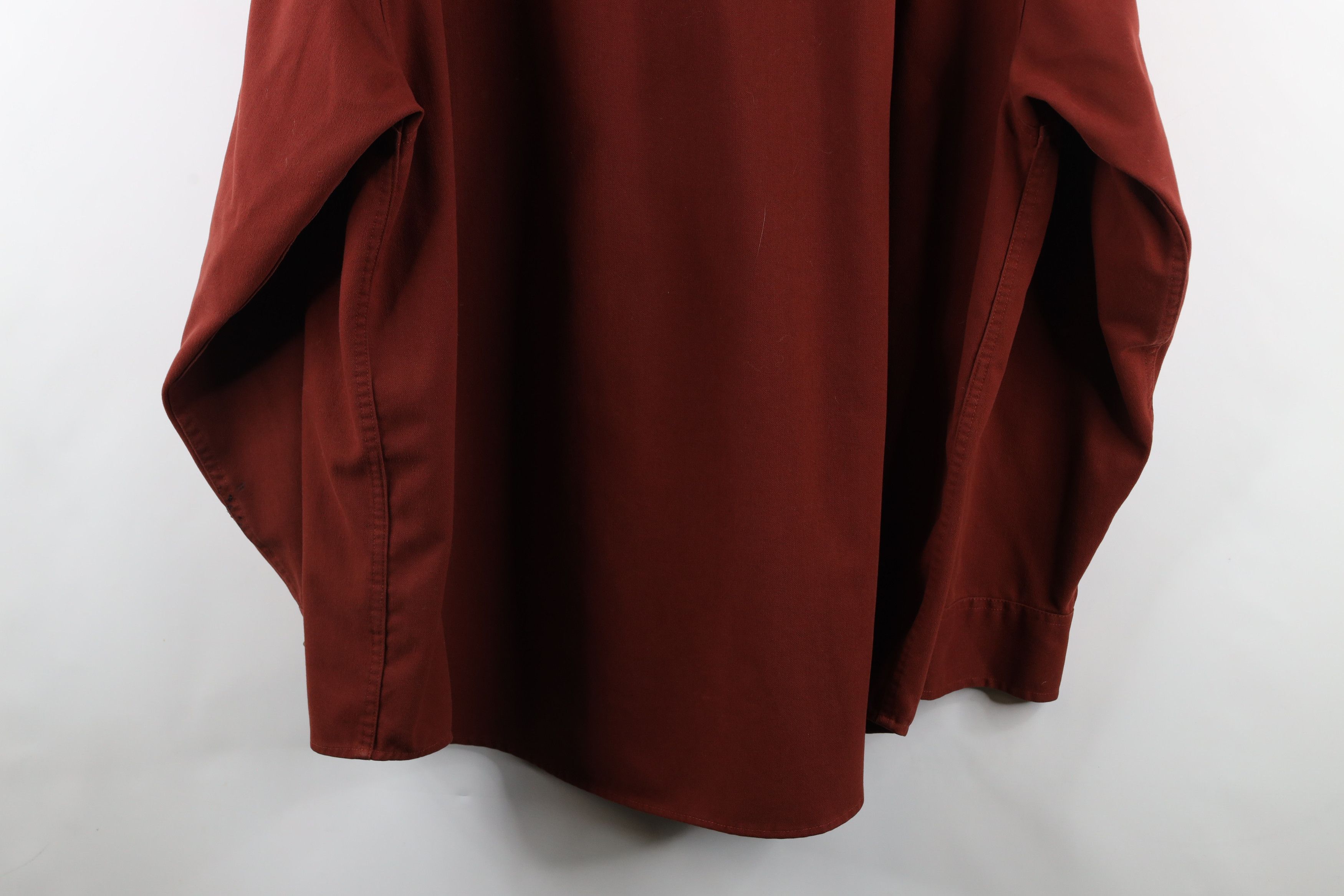 Cabelas × Vintage Vintage 90s Cabelas Heavyweight Collared Button Shirt Red Size US XXL / EU 58 / 5 - 15 Thumbnail