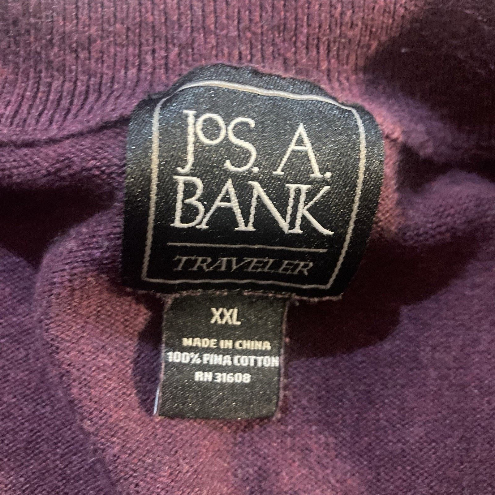 Jos. A. Bank Jos A Bank Mens Pima Cotton Traveler 1/4 Zip Sweater XXL Size US XXL / EU 58 / 5 - 3 Thumbnail