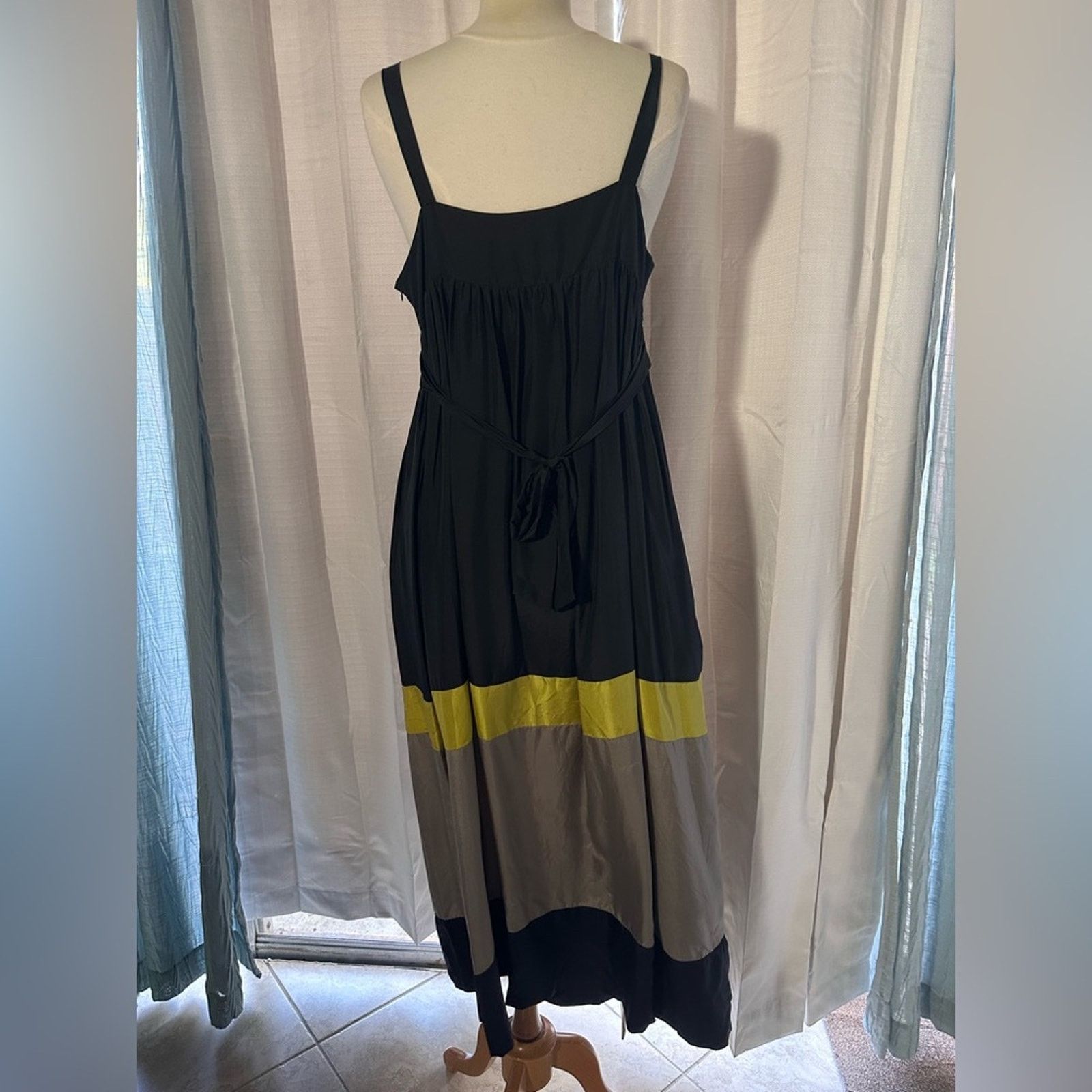 Johnny Was Johnny Was Black and Gray Dress L. Size L / US 10 / IT 46 - 3 Thumbnail