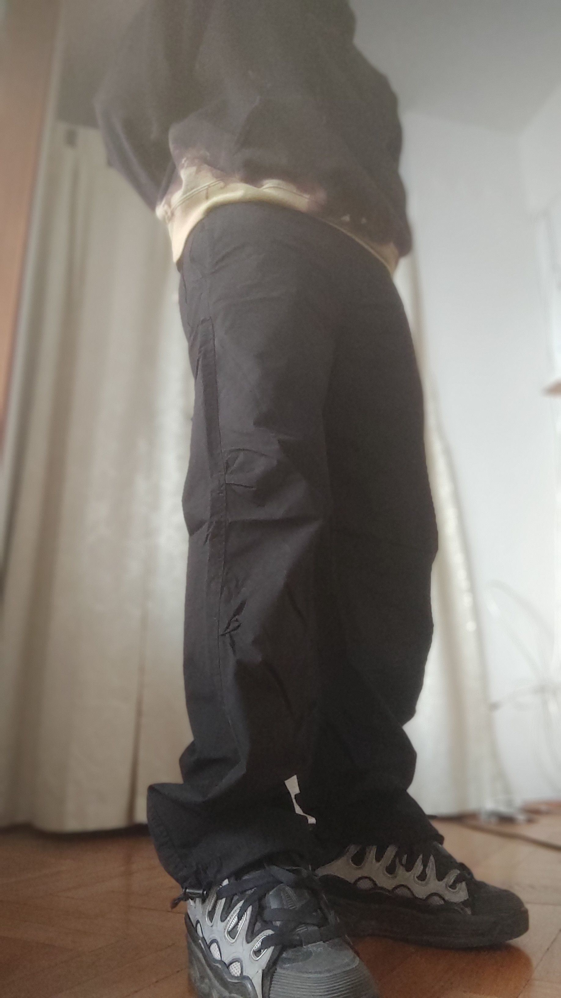 Japanese Brand × Vintage Minimalist Flared Pants Raver y2k Baggy Hacker Neo Alt Size US 32 / EU 48 - 11 Thumbnail