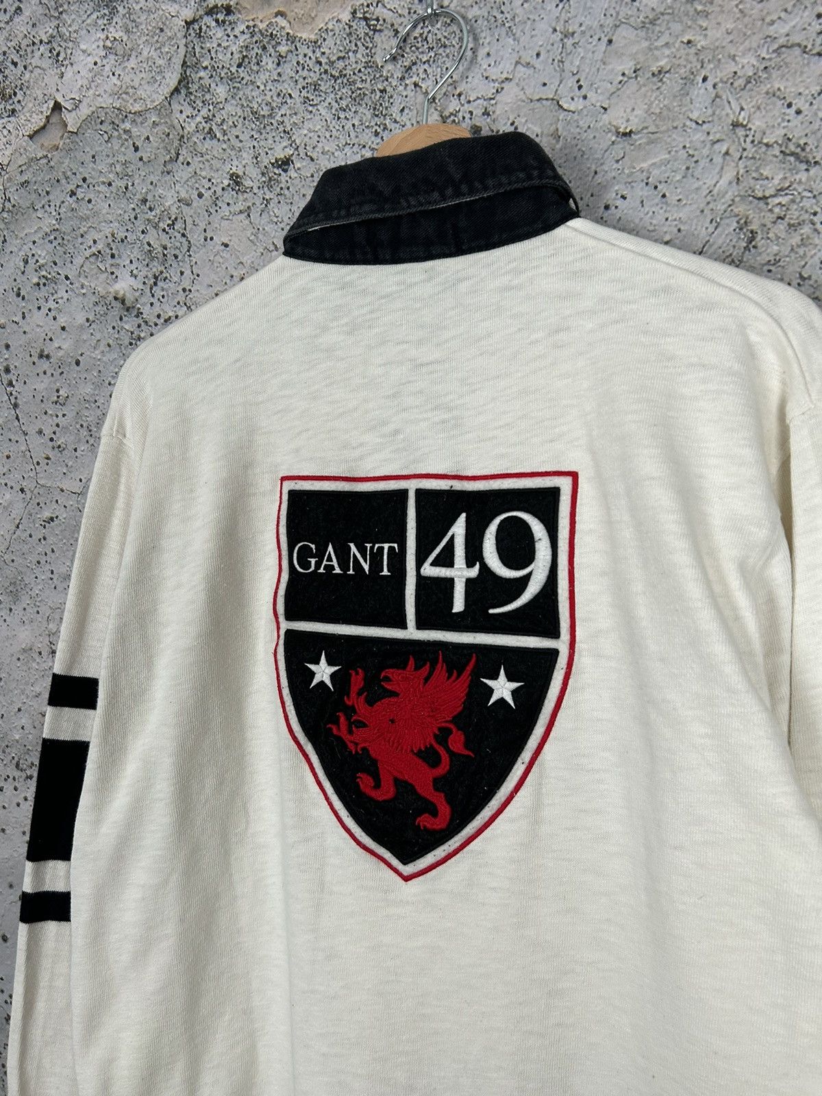 Gant Vintage Gant Rugby Polo Longsleeve 90s Rare Hype Size US M / EU 48-50 / 2 - 2 Thumbnail