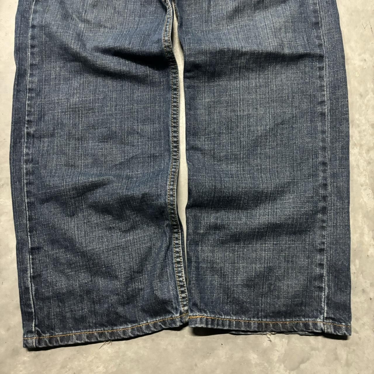 Levi's × Vintage Crazy Vintage Y2K/2000s Baggy Levi’s Dark Wash Skater Grunge Denim Jeans! Size US 38 / EU 54 - 6 Thumbnail