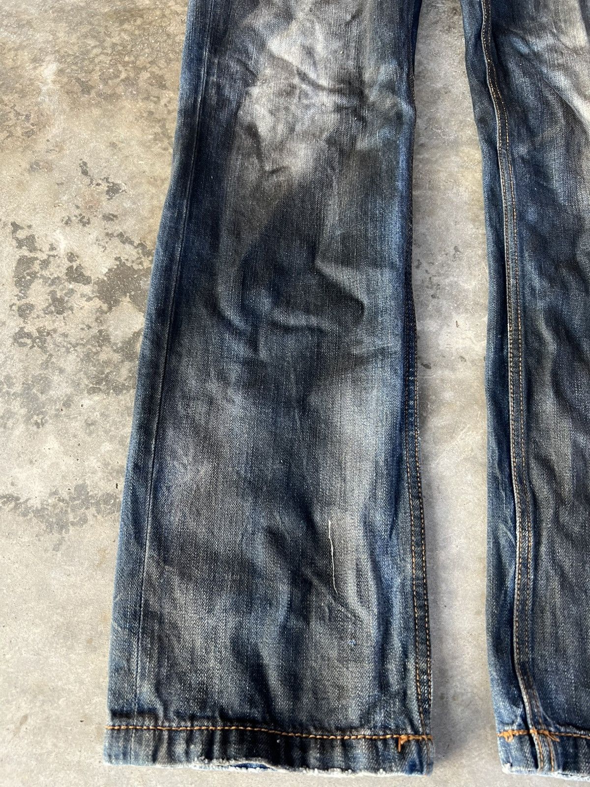 If Six Was Nine × Japanese Brand 💥Rare💥Vintage M.C.D Embroidery Punk Jeans Size US 30 / EU 46 - 3 Thumbnail