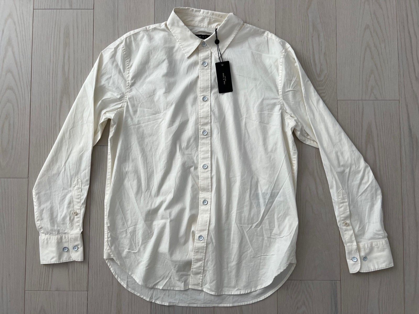 Rag & Bone Rag & Bone New York Griffin Button Shirt in Chalk ( S ) Size US S / EU 44-46 / 1 - 1 Thumbnail