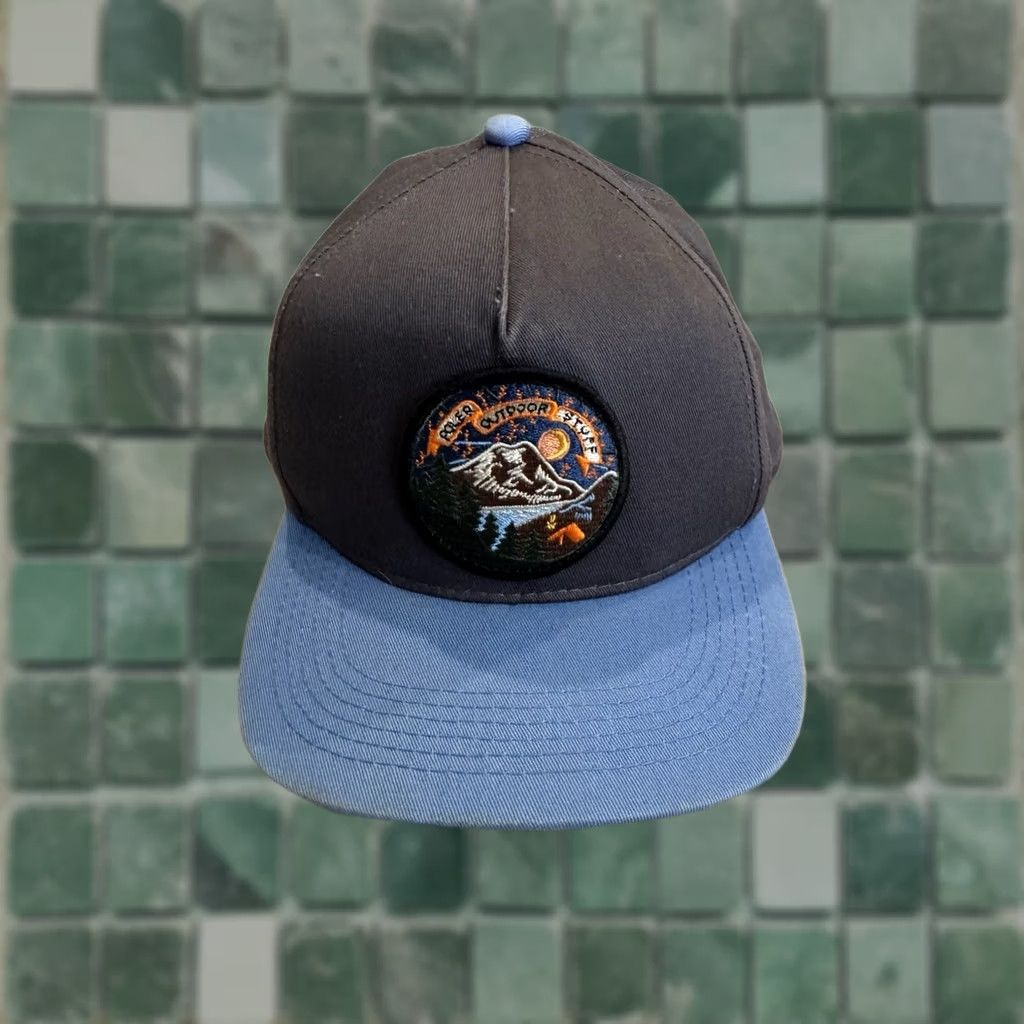Poler Poler Outdoor Stuff CampTime Snapback Hat Men’s Blue OSFM Size ONE SIZE - 1 Thumbnail